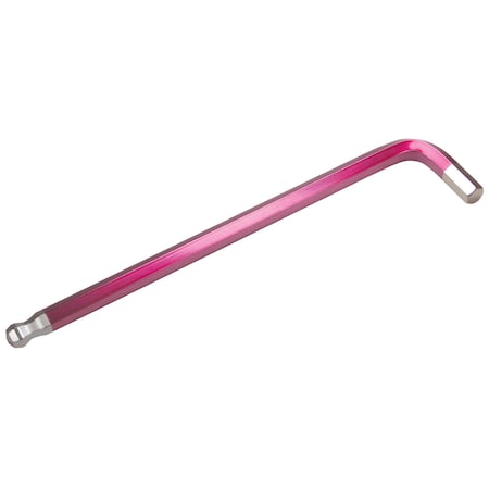 Eight Tool TAPER HEAD HEX KEY L-HANDLE EXTRA LONG, 3/8INCH X 233MM PINK TELC-3/8
